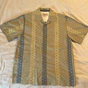 Road short sleeve camp shirt